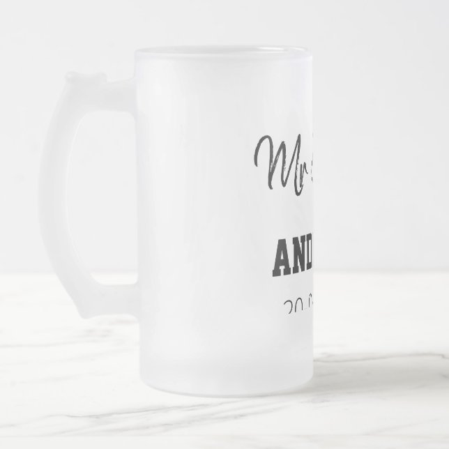 Anm & Frau geben Sie den Familiennamen Datum Jahr  Mattglas Bierglas (Links)