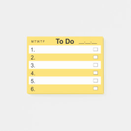 Anmerkung 4 x 3 TODO Post-it Klebezettel