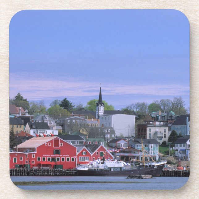 ANMERKUNG Kanada, Nova Scotia. Blick auf Lunenburg Getränkeuntersetzer (Vorderseite)