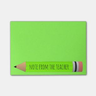 Anmerkung vom Lehrer Post-it Klebezettel