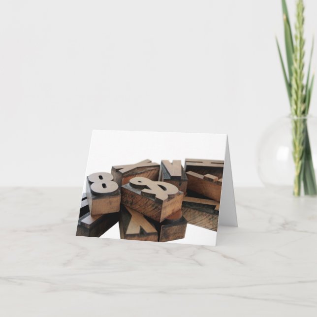 Anmerkung zu Holzbriefen Karte (Vorderseite)