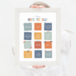 Anmerkung zu Selbst 18"X24" Poster