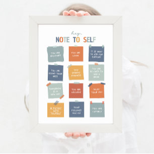 Anmerkung zu Selbst 18"X24" Poster