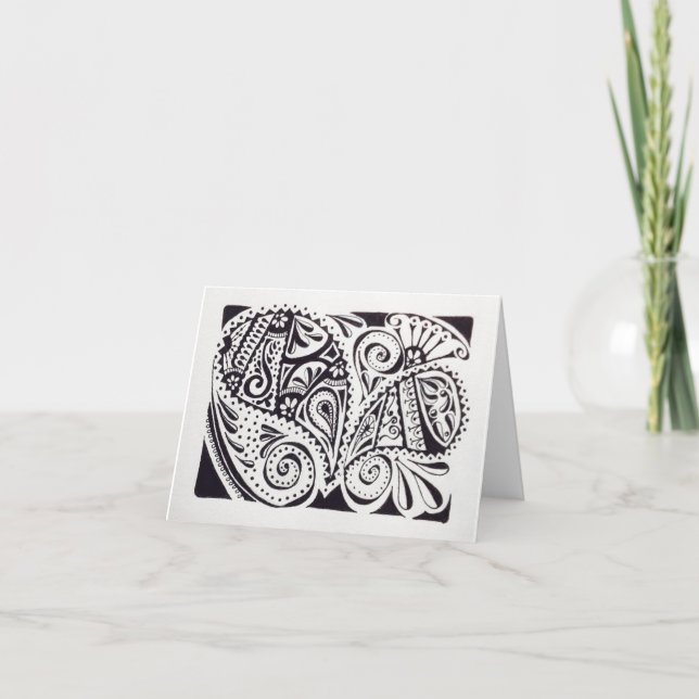 Anmerkung zum Design Karte (Vorderseite)