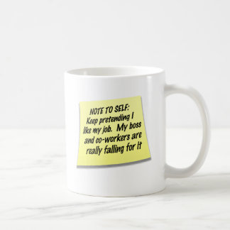 Anmerkung zum Selbst Kaffeetasse