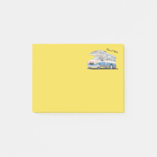 Anmerkungen "der Klassen-C" Motorhome Post-it Klebezettel
