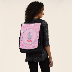 Anmerkungen und runde Tastatur mit Elephant Rucksack