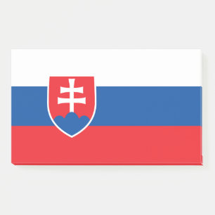 Anmerkungen unter der Flagge der Slowakei Post-it Klebezettel