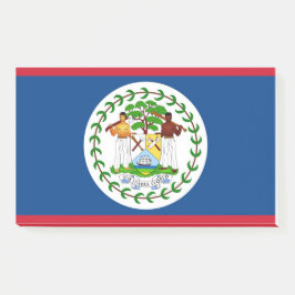 Anmerkungen unter der Flagge von Belize Post-it Klebezettel