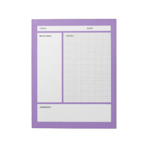 Anmerkungen zu Cornell (Grafik) Notizblock