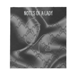ANMERKUNGEN ZU EINEM LADY NOTEPAD NOTIZBLOCK