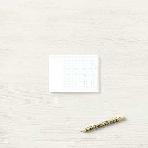 Anmerkungen zum gepunkteten Gitter Post-it Klebezettel