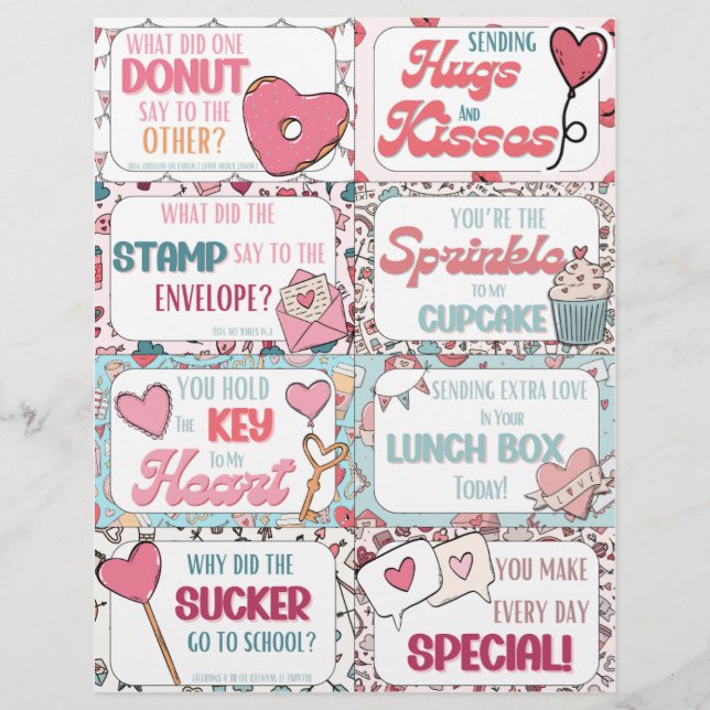 Anmerkungen zum Kid Lunch Box: Niedliche Valentine (Vorderseite)