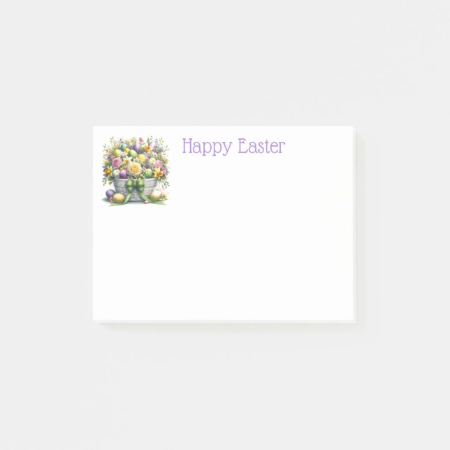 Anmerkungen zum Osterflor Post-it Klebezettel (Vorderseite)
