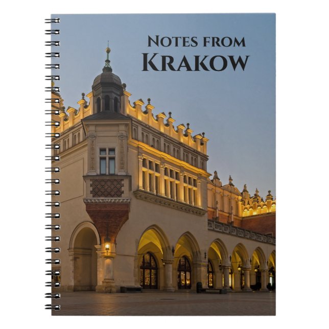 Anmerkungen zum Polnischen Notebook aus Krakau Notizblock (Vorderseite)