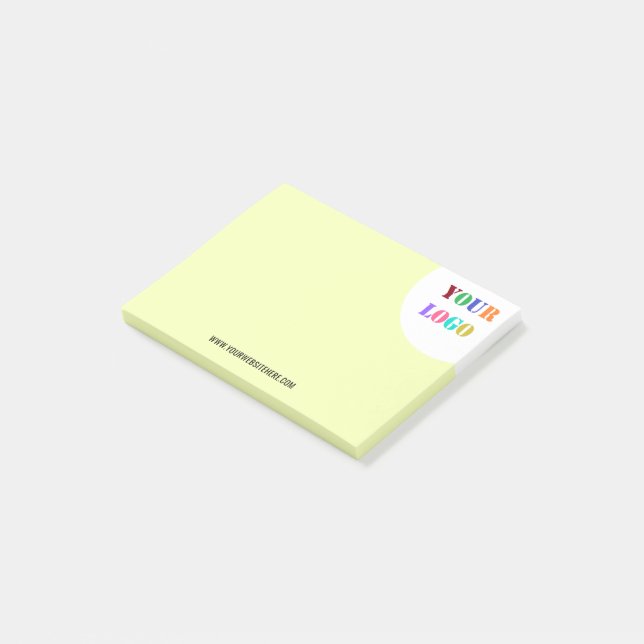 Anmerkungen zum Text-Business-Post für Unternehmen Post-it Klebezettel (angewinkelt)