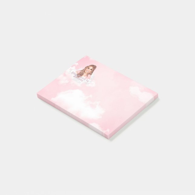 Anmerkungen zur Glaspoptik Post-it Klebezettel (angewinkelt)