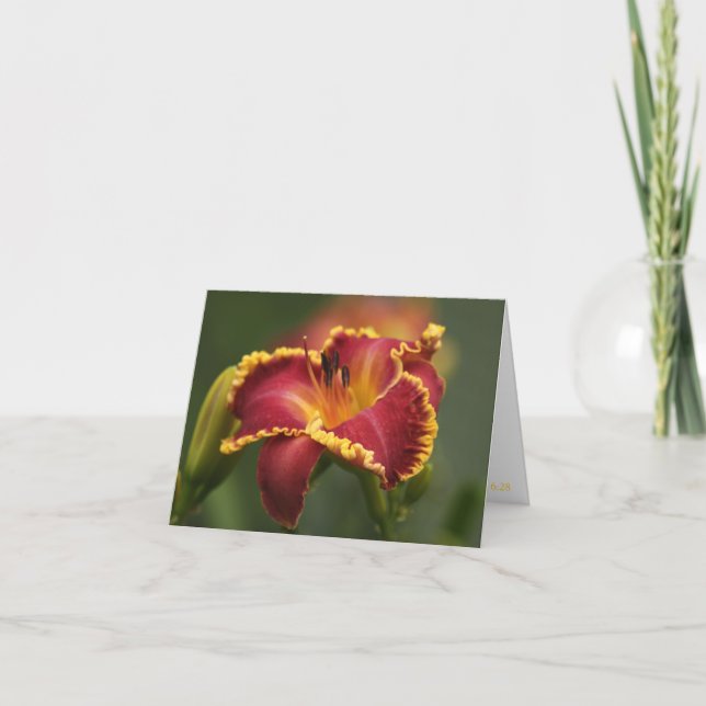 Anmerkungs-Karte H. Jerry Nettles Karte (Vorderseite)