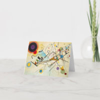 Anmerkungs-Karte Kandinsky Zusammensetzungs-VIII