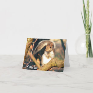Anmerkungs-Karte Lächeln-Herr-Squirrel Karte