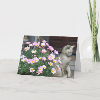 Anmerkungs-Karte: Rosa Gänseblümchen Karte