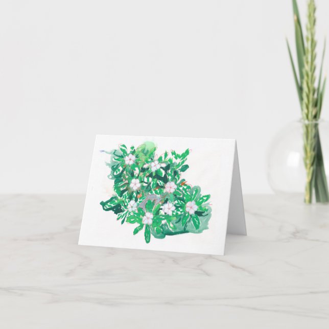 Anmerkungs-Karte: "Singrün " Karte (Vorderseite)