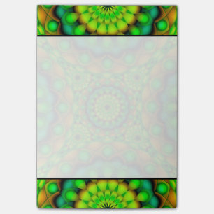 Anmerkungs-Mandala-psychedelische Visionen Post-it Klebezettel