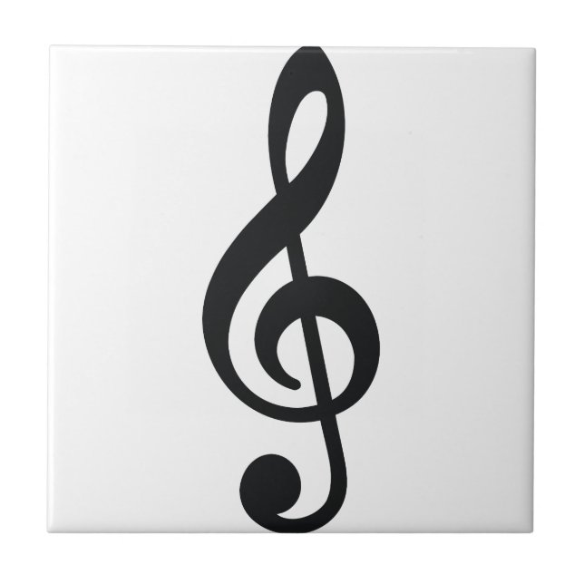 Anmerkungshöhenschlüssel der musikalischen fliese (Vorderseite)