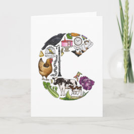 Anmerkungskarte des Monogramms "C"