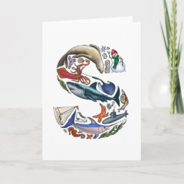 Anmerkungskarte des Monogramms "S"