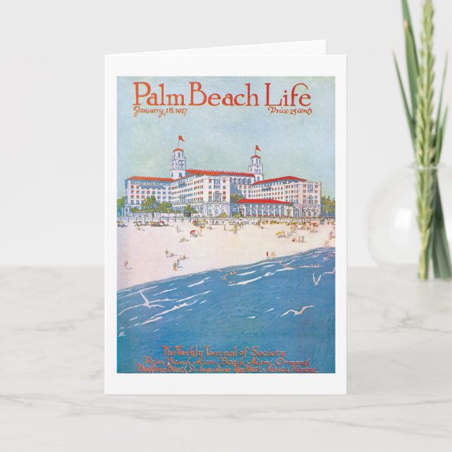 Anmerkungskarte des Palm Beach-Lebens #11 Karte (Vorderseite)