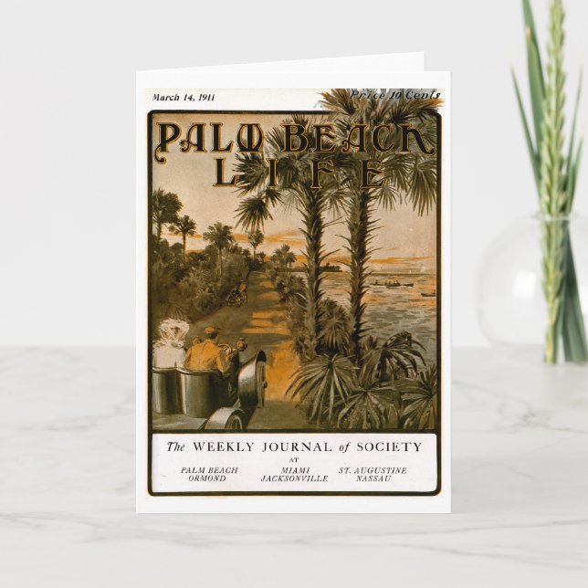 Anmerkungskarte des Palm Beach-Lebens #17 Karte (Vorderseite)