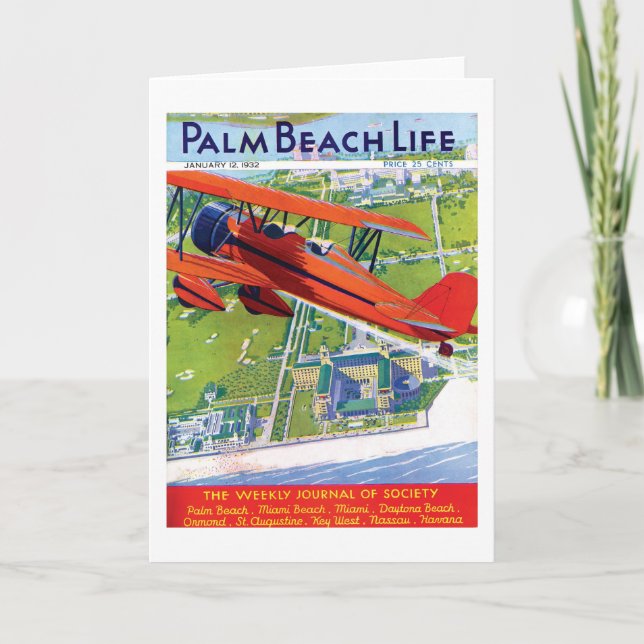 Anmerkungskarte des Palm Beach-Lebens #1 Karte (Vorderseite)