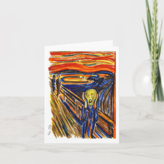 Anmerkungskarte "des Schreis" Karte