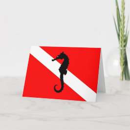 Anmerkungskarte - Seepferdtauchenflagge Karte