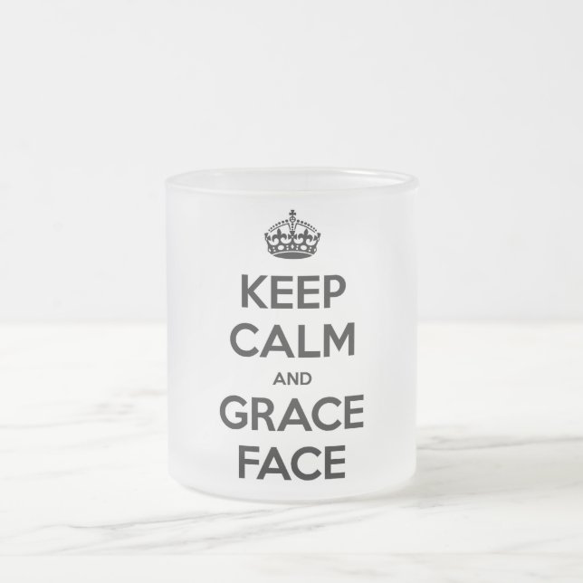 Anmut-Gesichts-Tasse Mattglastasse (Mittel)