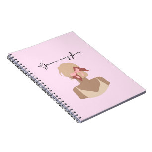 Anmut in jedem Blick – Feminine Minimalistische Ku Notizblock
