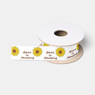 Anmut ist - Sonnenblume fantastisch Satinband