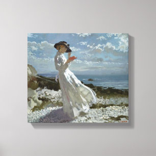 Anmut-Lesung am Howth Bucht Orpen Leinwand-Druck Leinwanddruck