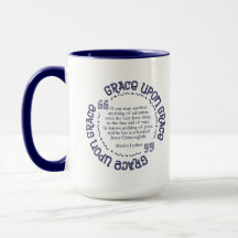 "Anmut nach Anmut" 15 Unze. Tasse (Marine)