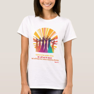 Anmut und Widerstandskraft Christlicher Frauen T-Shirt