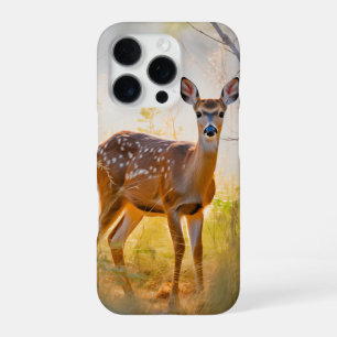 Anmutige Hirsche im Wald Naturdesign iPhone 16 Pro Hülle