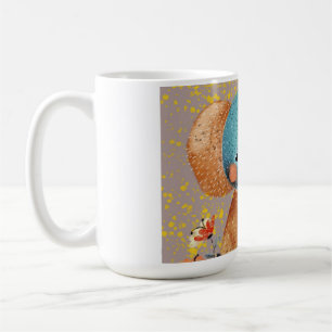 Anmutiger Elefant in der Wildnis Kaffeetasse