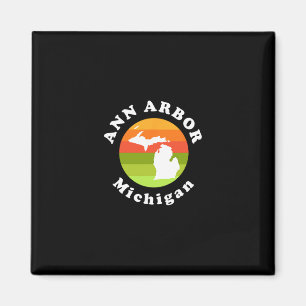 Ann Arbor Michigan im Freien Sonnenaufgang Mi Urla Magnet