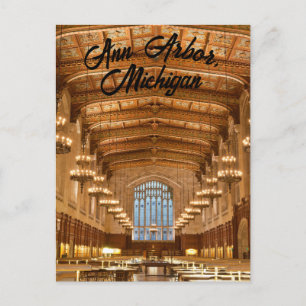 Ann Arbor, Michigan Postkarte