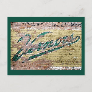 Ann Arbor Michigan Vernor's Brick Wall Vintag Postkarte
