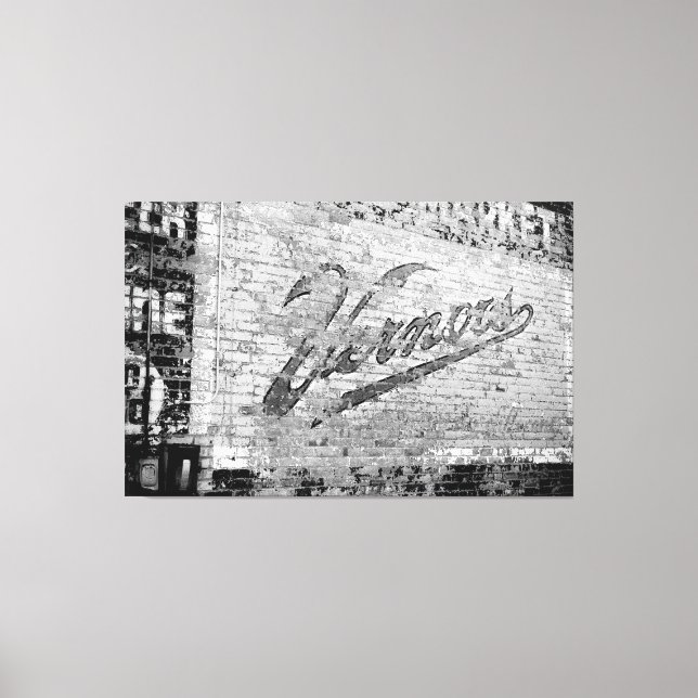 Ann Arbor Michigan Vernors Old Brick Wall Leinwanddruck (Vorderseite)