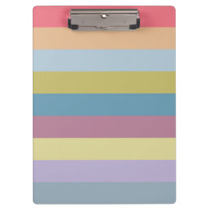 Ann Arbor Pastel Chalk Streifen Klemmbrett