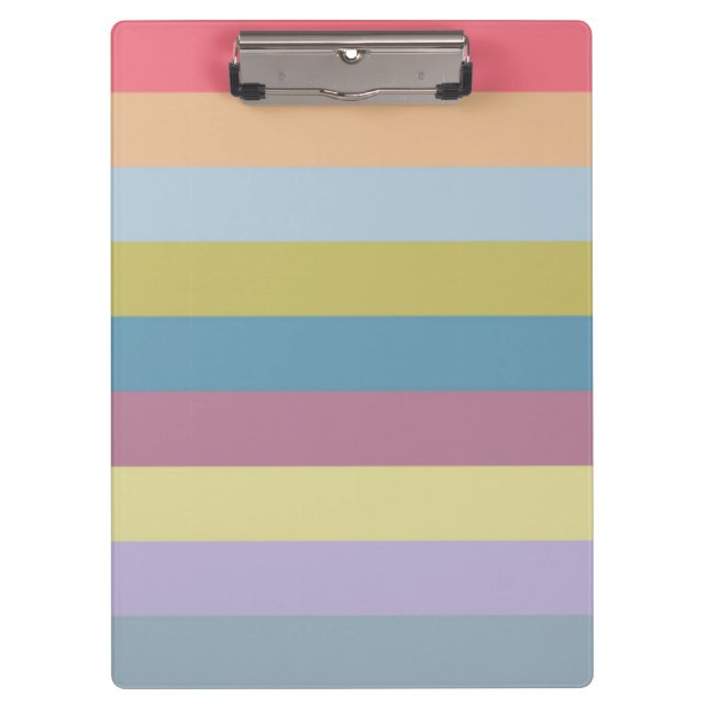 Ann Arbor Pastel Chalk Streifen Klemmbrett (Vorderseite)