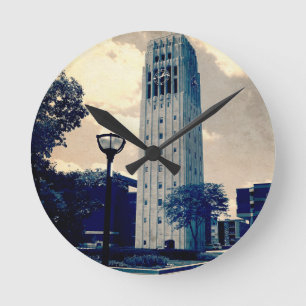 Ann Arbor Uhrturm Runde Wanduhr